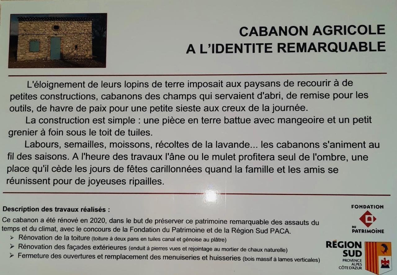 Le Cabanon Des Lavandes Entre Mont Ventoux Et Luberon Sault-de-Vaucluse Zewnętrze zdjęcie